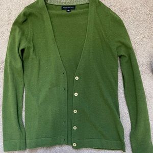 EIC deep green Banana Republic cardigan sz M